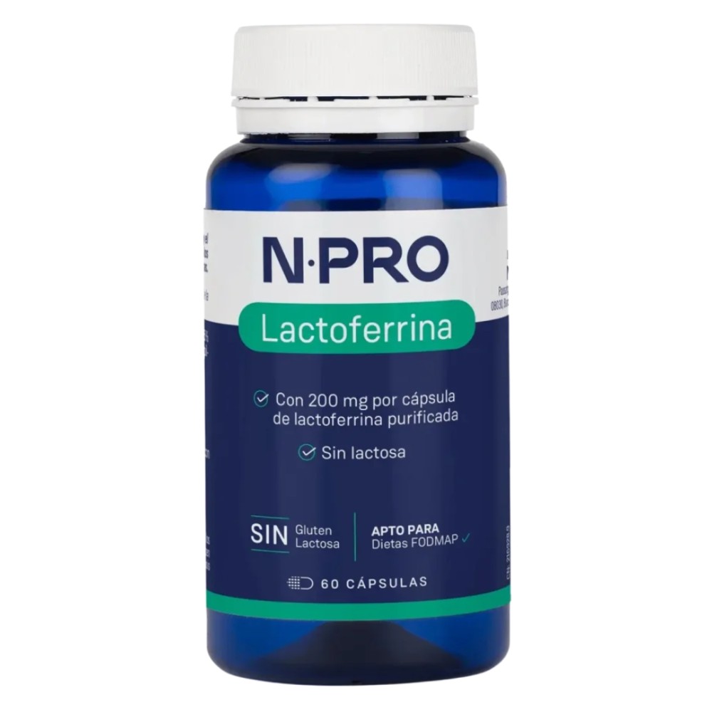 Comprar online NPRO LACTOFERRINA 60 CAP NATURAL PROBIOTICS - Farmacia Coliseum