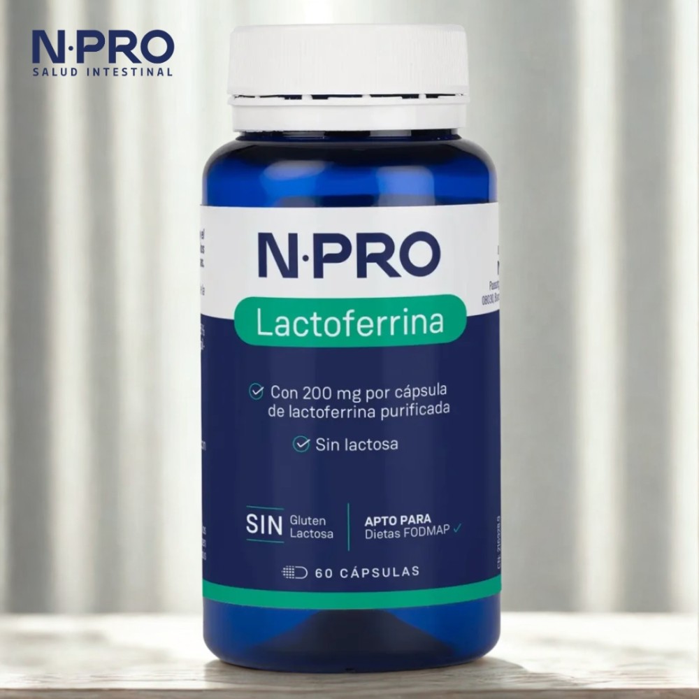 Comprar online NPRO LACTOFERRINA 60 CAP NATURAL PROBIOTICS - Farmacia Coliseum