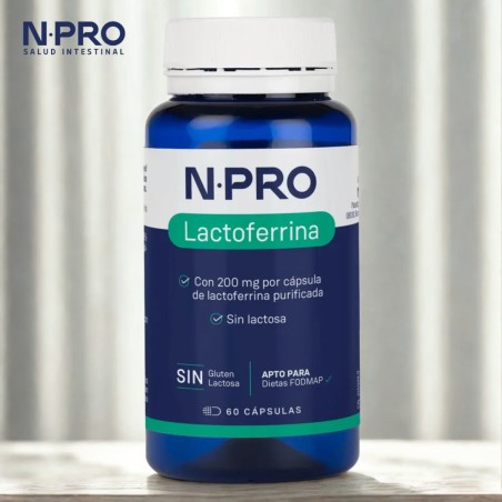 Comprar online NPRO LACTOFERRINA 60 CAP NATURAL PROBIOTICS - Farmacia Coliseum