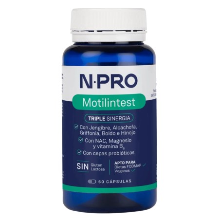 Comprar online NPRO MOTILINTEST 60 CAP NATURAL PROBIOTICS - Farmacia Coliseum