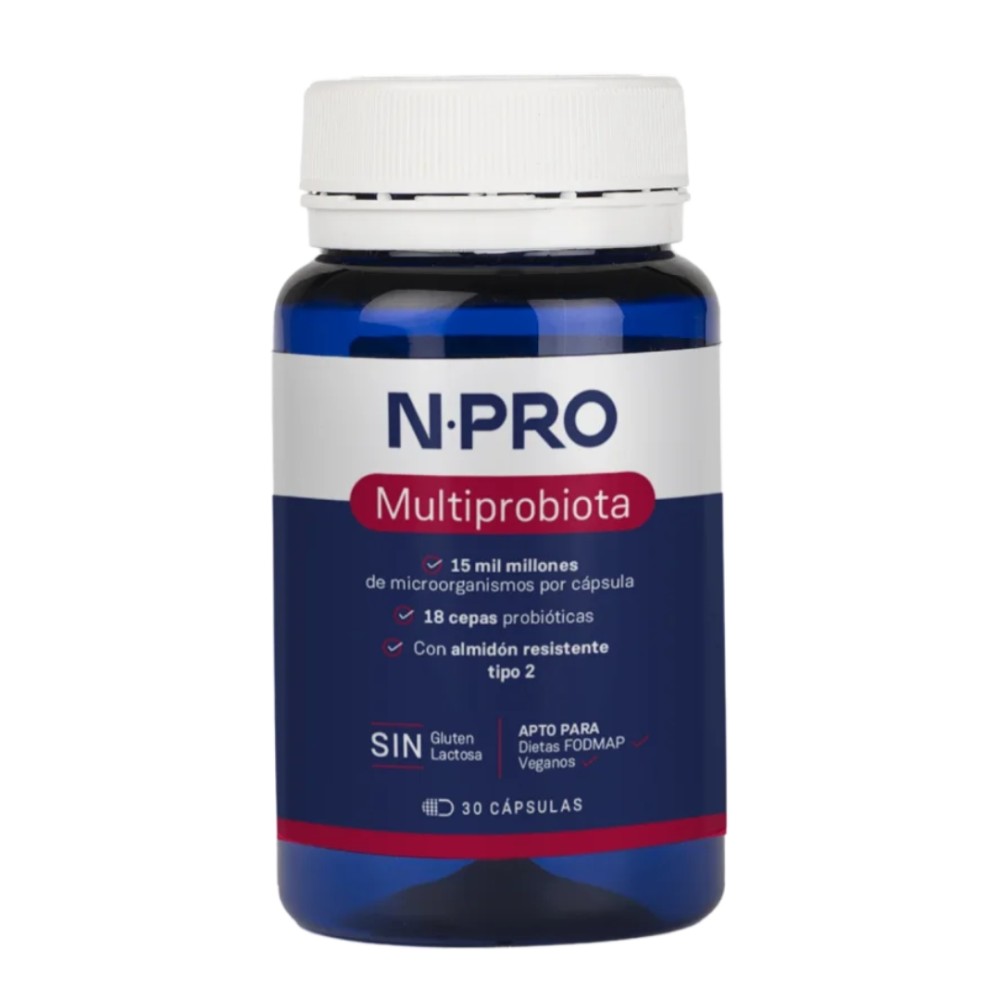 Comprar NPRO MULTIPROBIOTA 30 CAP NATURAL PROBIOTICS online - Coliseum