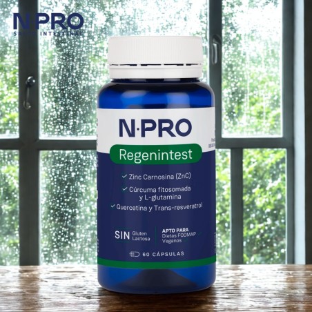 Comprar NPRO REGENINTEST 60 CAP NATURAL PROBIOTICS online - Coliseum