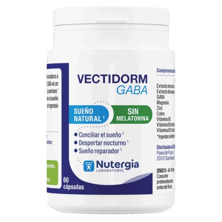Comprar VECTI-DORM GABA 60 CAP NUTERGIA online - Farmacia Coliseum