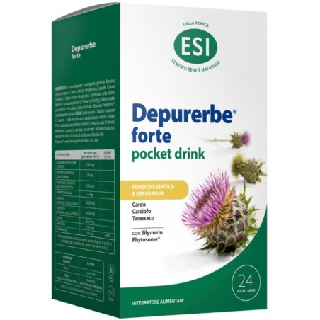 Comprar online DEPURERBE FORTE 24 SOBRES POCKET DRINK TREPAT DIET ESI