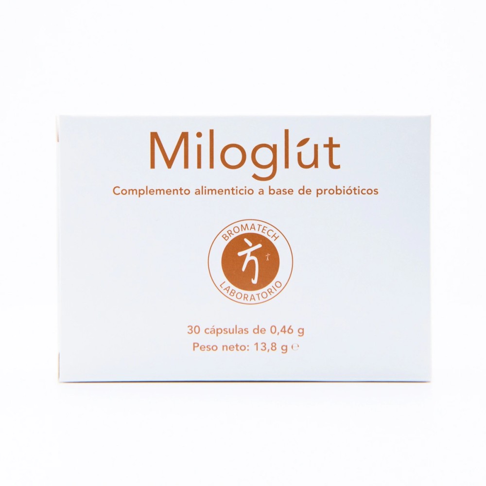 Comprar MILOGLUT 30 CAP NUTRIBIOTICA online - Farmacia Coliseum