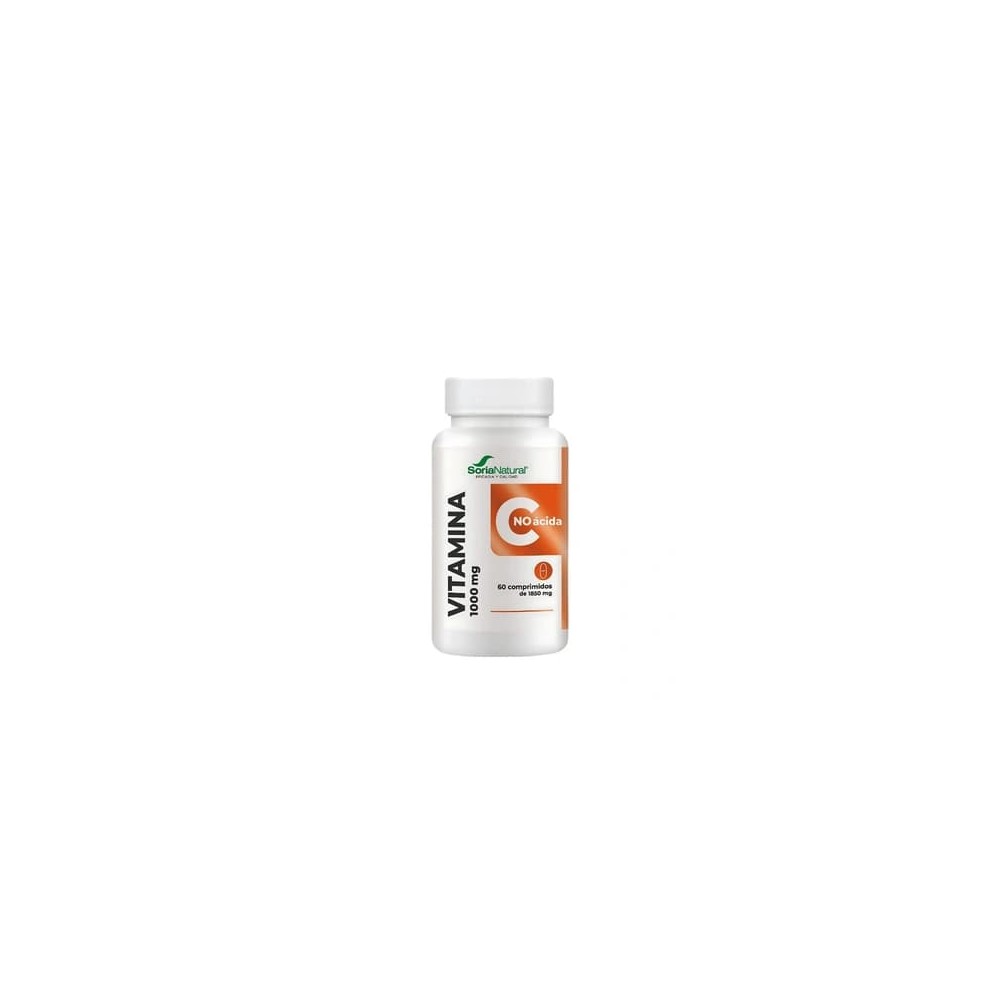 VITAMINA C NO ACIDA ASCORBATO CALCIO 1000 MG 60 COMP SORIA NATURAL