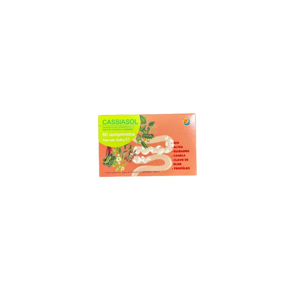 Comprar CASSIASOL  60 COMPRIMIDOS HERBOPLANET online Farmacia Coliseum