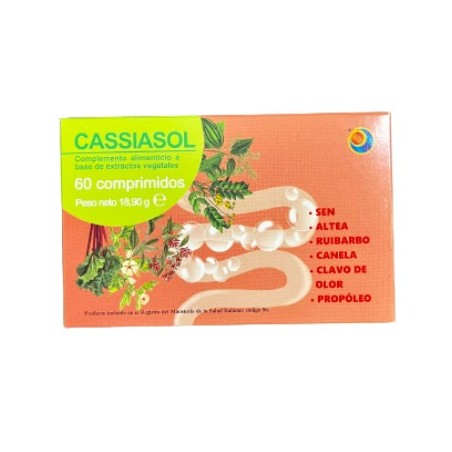 Comprar CASSIASOL  60 COMPRIMIDOS HERBOPLANET online Farmacia Coliseum
