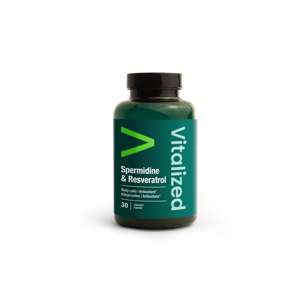 Comprar SPERMIDINE & RESVERATROL 30 CAP VITALIZED LIFE EXTENSION