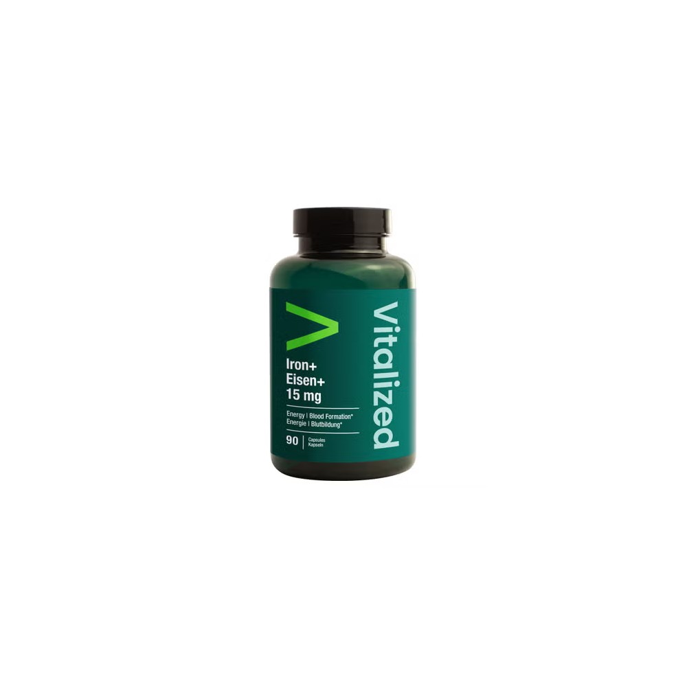 Comprar online IRON EISEN 15 MG 90 CAP VITALIZED LIFE EXTENSION