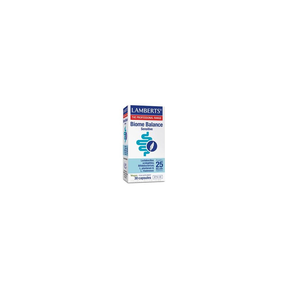 Comprar BIOME BALANCE SENSITIVE 30 CAP LAMBERTS online - Farmacia Coliseum