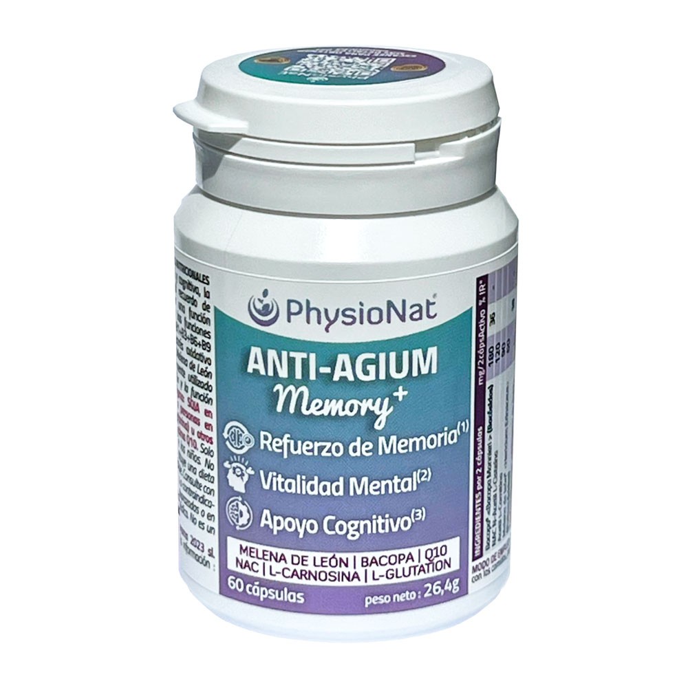 Comprar online ANTI AGIUM MEMORY CAP PHYSIONAT - Farmacia Coliseum