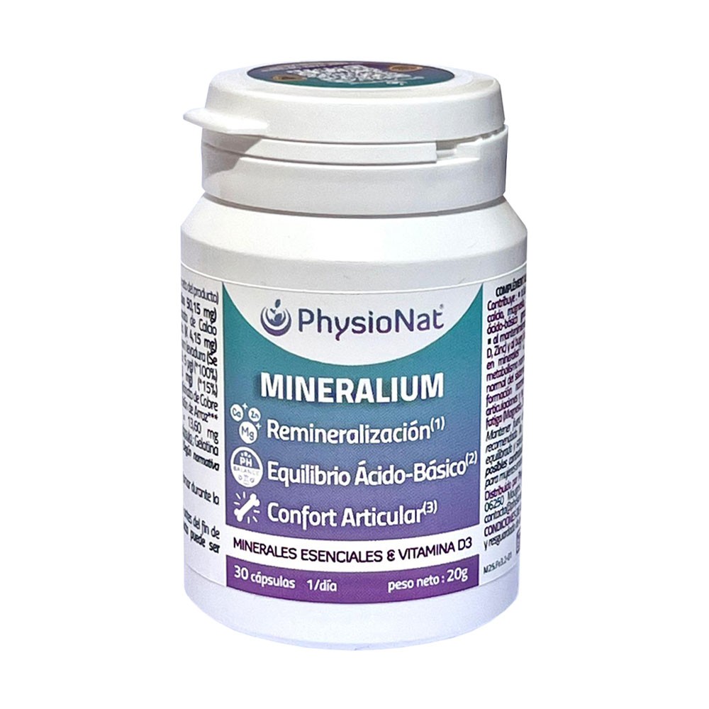 Comprar MINERALIUM 30 CAP PHYSIONAT online - Farmacia Coliseum