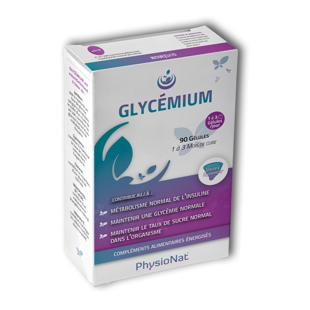 Comprar GLYCEMIUM 90 CAP PHYSIONAT online - Farmacia Coliseum