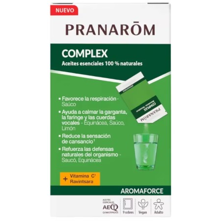 Comprar online AROMAFORCE COMPLEX 9 SOBRES PRANAROM - Coliseum