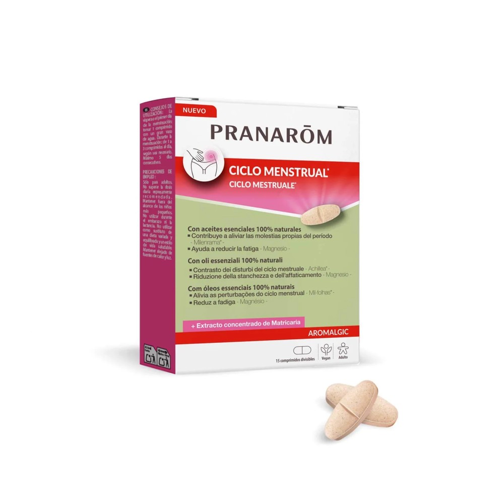 Comprar online AROMALGIC CICLO MENSTRUAL 15 COMP PRANAROM - Coliseum