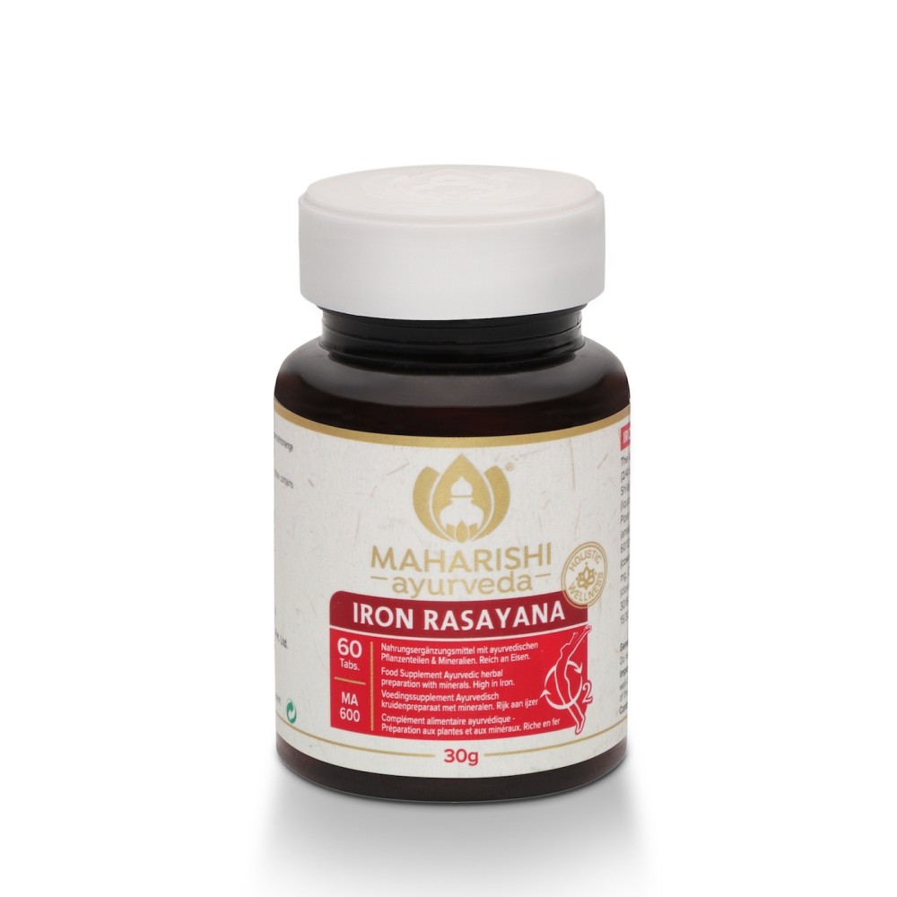 Comprar online IRON RASAYANA 60 COMP MAHARISHI AYURVEDA INDIAVEDA