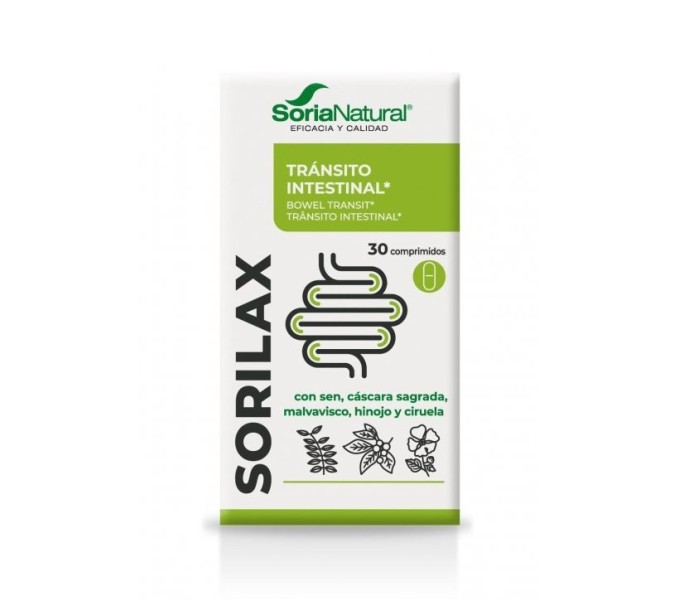Comprar SORILAX 30 COMP SORIA NATURAL online - Coliseum