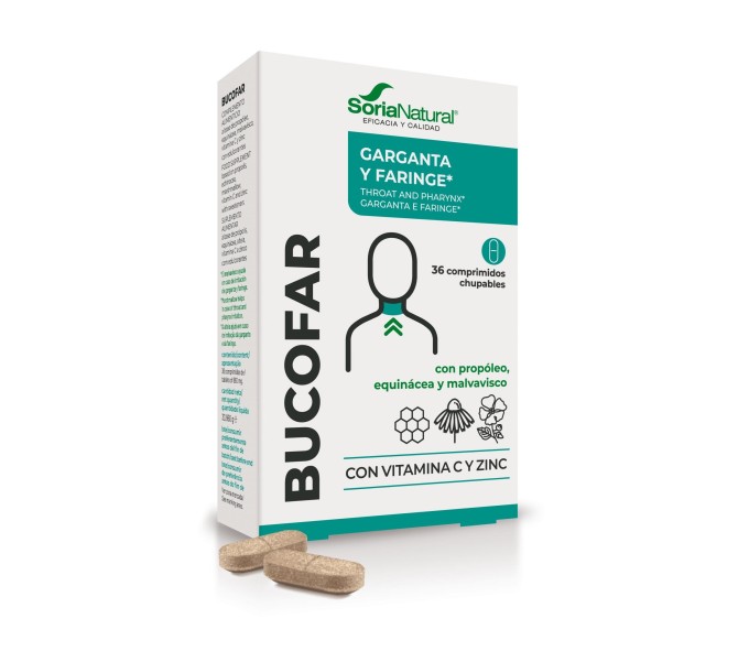 Comprar online BUCOFAR 36 COMP PARA CHUPAR SORIA NATURAL