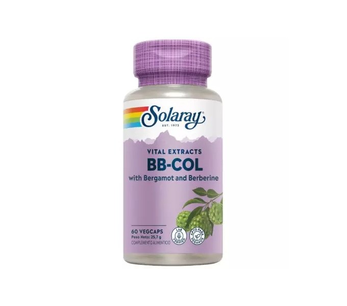 BB - COL BERGAMOTA & BERBERINE 60 CAPS SOLARAY