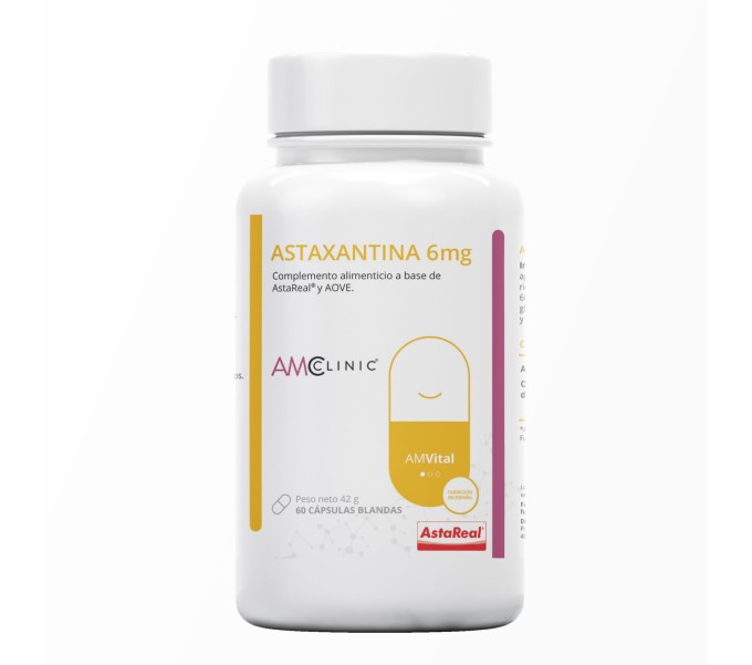 Comprar online ASTAXANTINA 6 MG 60 CAP AMCLINIC - Farmacia COliseum