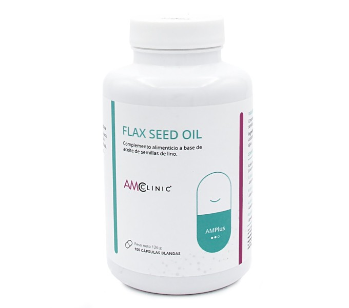 Comprar online FLAX SEED OIL (ACEITE LINO) 100 CAP AMCLINIC - Coliseum