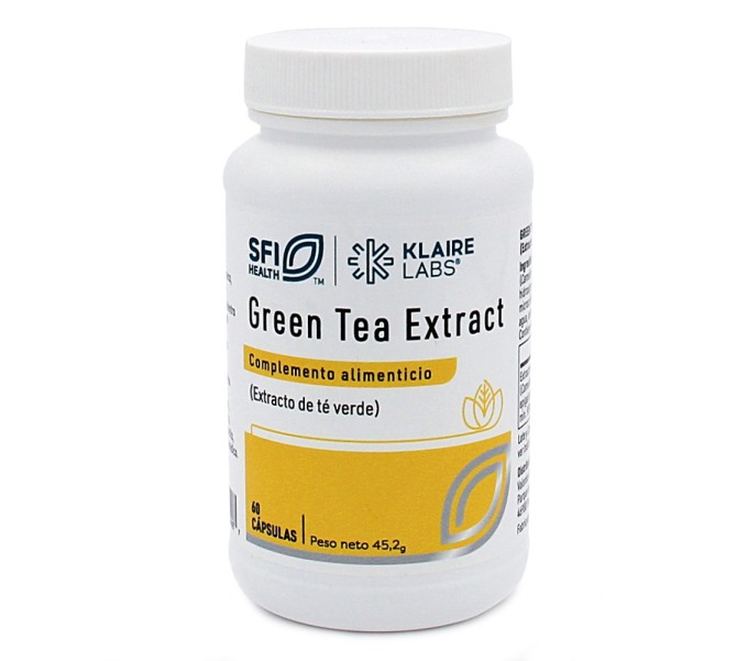 Comprar GREEN TEA EXTRACT 60 CAP SFI HEALTH KLAIRE LABS online