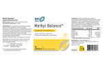 Comprar METHYL BALANCE 60 CAP KLAIRE ALB VALENTIA BIOLOGICS online - Farmacia Coliseum