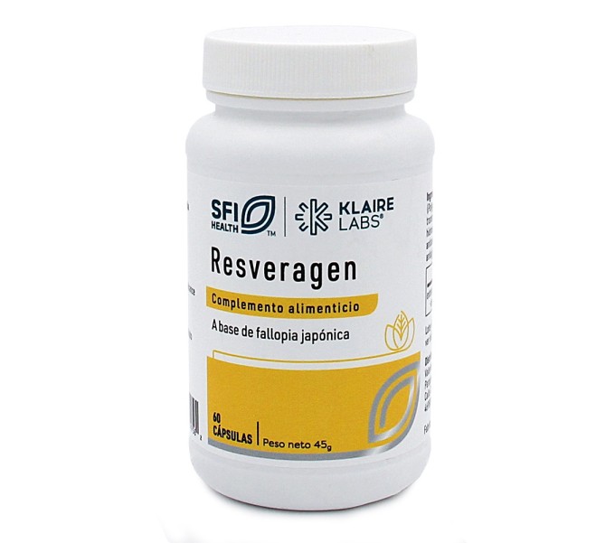 Comprar RESVERAGEN 60 CAP SFI HEALTH KLAIRE LABS online - Farmacia Coliseum