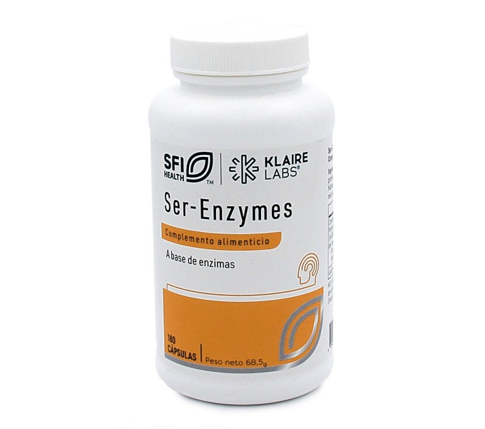 Comprar online SER-ENZYMES 180 CAP SFI HEALTH KLAIRE LABS- Coliseum