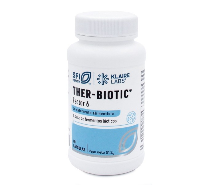 Comprar online THER BIOTIC FACTOR 6 60 CAP SFI HEALTH KLAIRE LABS - Coliseum