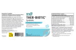 Comprar THER BIOTIC SYNBIOTIC 30 CAP SFI HEALTH KLAIRE LABS