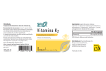 Comprar VITAMINA K2 50 MCG 60 CAP SFI HEALTH KLAIRE LABS online