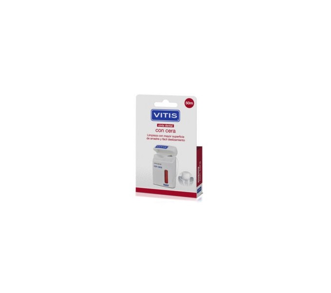 Comprar CINTA DENTAL CON CERA 50 M VITIS online - Farmacia Coliseum