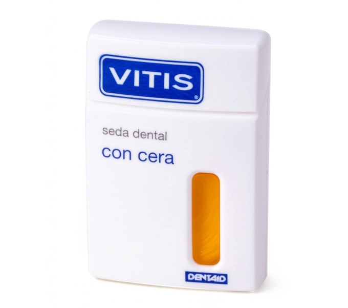 Comprar SEDA DENTAL CON CERA 50 M VITIS online - Farmacia Coliseum