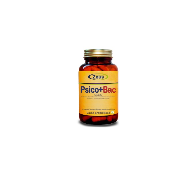 Comprar PSICO BAC 30 CAP ZEUS online - Farmacia Coliseum