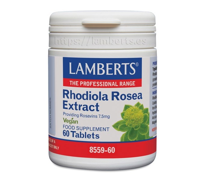 Producto RODIOLA ROSEA 3125 MG 60 TABL LAMBERTS