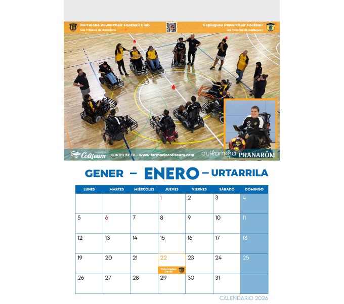 Compra Calendario solidario Virtual Coliseum para apoyar a asociaciones
