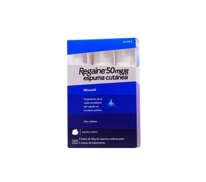 Comprar online REGAINE 50 MG/G ESPUMA CUTANEA 3 AEROSOLES 60 G