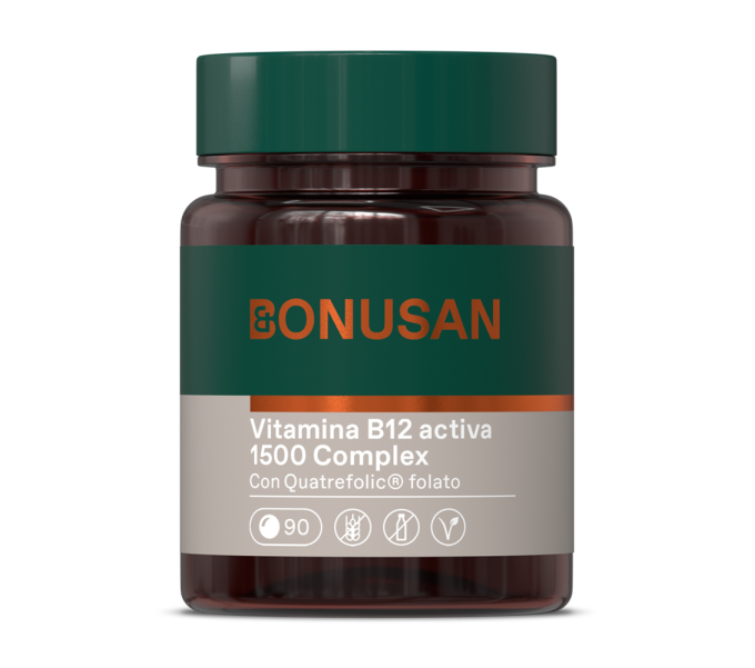 Comprar online VITAMINA B12 ACTIVA 1500 COMPLEX 90 COMP BONUSAN Farmacia Coliseum