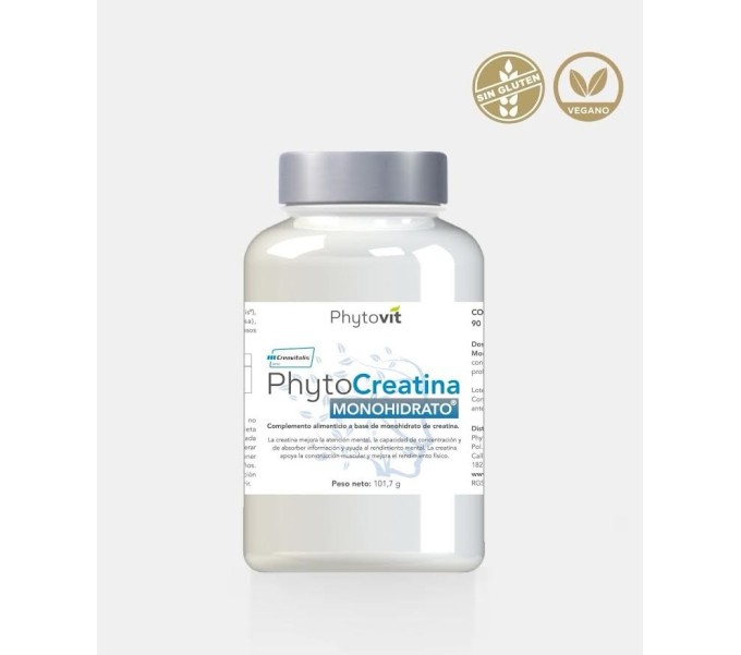Comprar online PHYTOCREATINA MONOHIDRATO CREAVITALIS 1000 MG 90 CAP PHYTOVIT Farmacia Coliseum