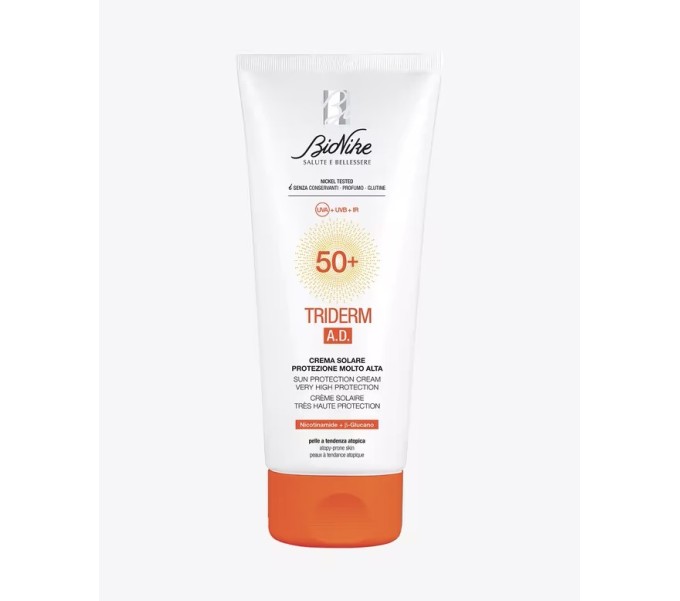 TRIDERM A.D. CREMA SOLAR 50+ ALTA PROTECCION TUBO 200 ML BIONIKE