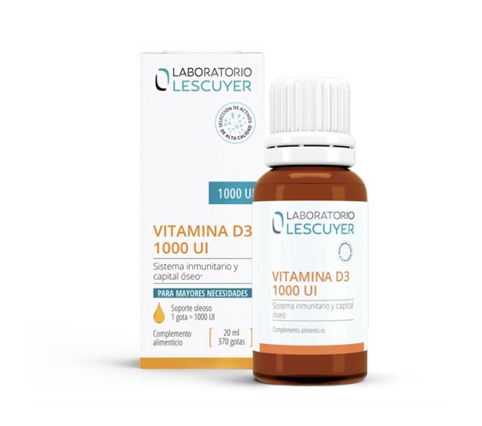Comprar online VITAMINA D3 1000UI 20ML LESCUYER - Farmacia Coliseum
