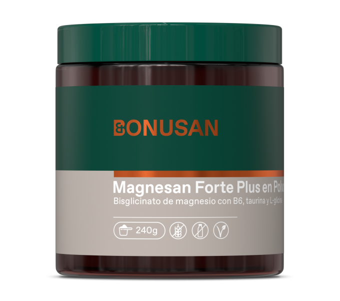 Comprar online MAGNESAN FORTE PLUS POLVO 240 G BONUSAN Farmacia Coliseum