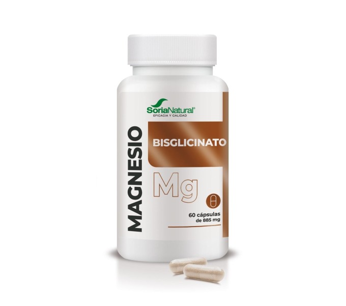 Comprar online MAGNESIO BISGLICINATO 60 CAP SORIA NATURAL - Coliseum