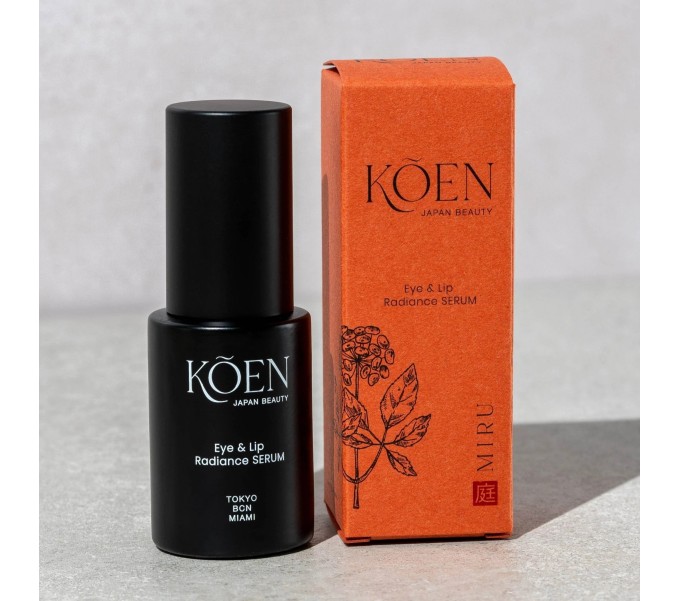 Comprar online KOEN MIRU EYE&LIP RADIANCE SERUM 30 ML SERUM CONTORNO OJOS Y LABIOS KOEN JAPAN - Farmacia Coliseum
