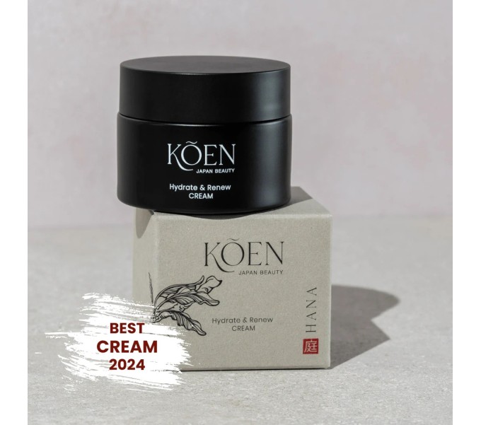 KOEN HANA HYDRATE&RENEW CREAM CREMA HIDRAT PIEL SECA/NORMAL ANTIEDAD KOEN JAPAN