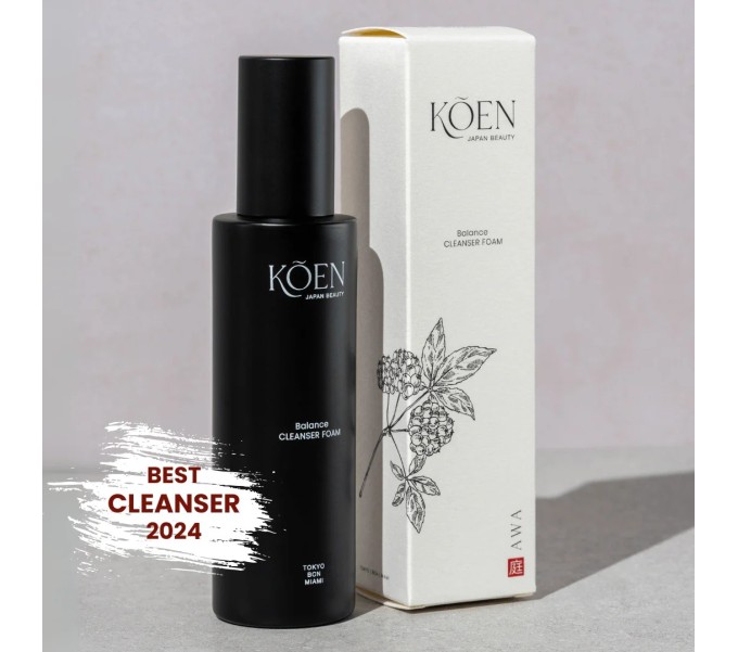 KOEN AWA BALANCE CLEANSER FOAM 100 ML LIMPIADOR ESPUMOSO EQUILIBRANTE KOEN JAPAN
