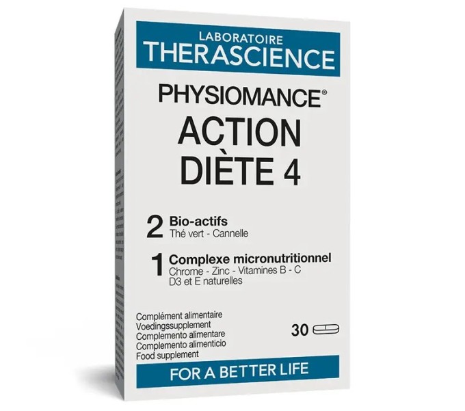 Comprar online ACCION DIETA 4 90 COMP PHYSIOMANCE THERASCIENCE - Farmacia Coliseum