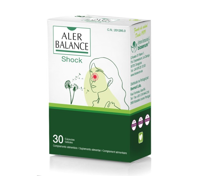 Comprar online ALERBALANCE SHOCK 30 CAP BIOSERUM - Farmacia Coliseum